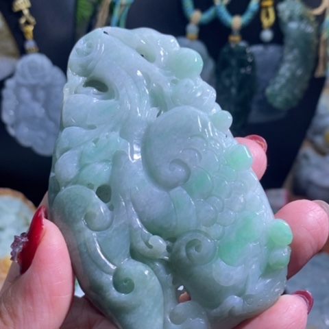 【闪购商品】颈饰未镶嵌翡翠如意