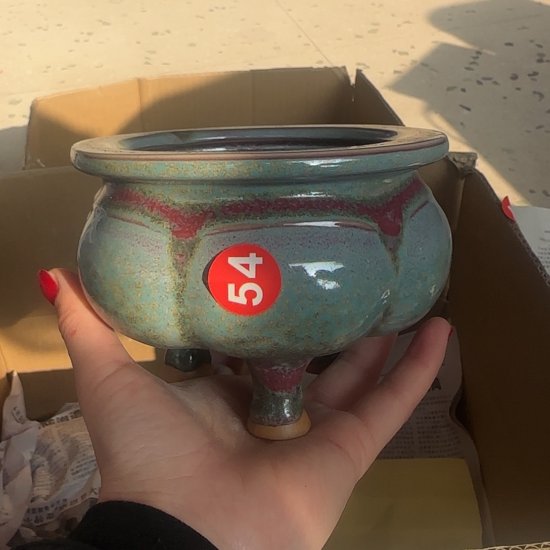 摆件陶郑家钧窑摆件