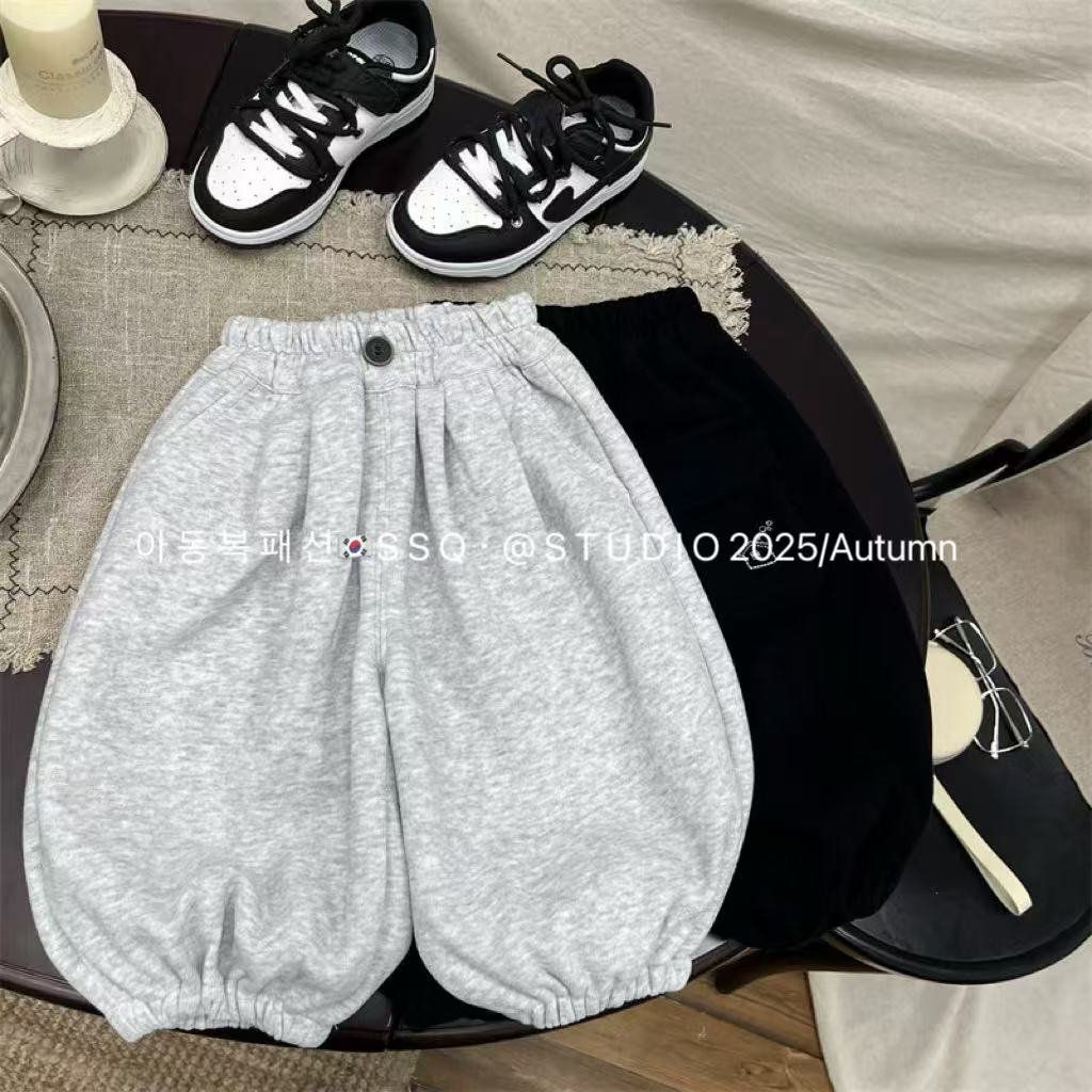 xlb宽松韩版卫裤C位大咖裤超有感觉的裤型～