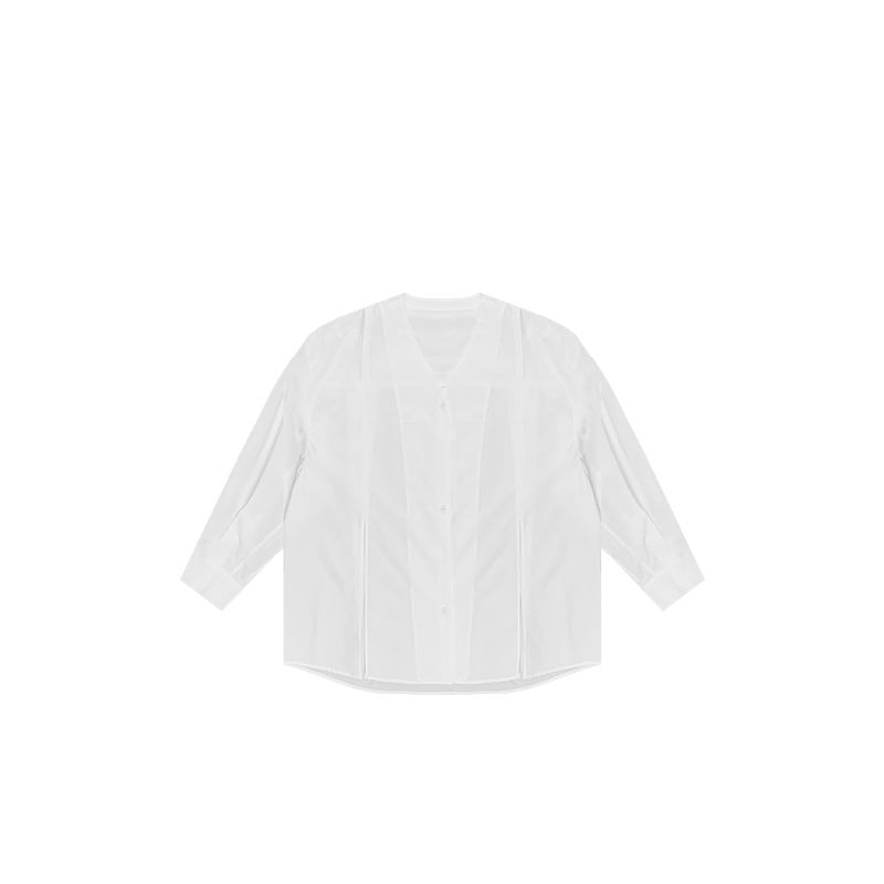  23833高级感衬衫女外套开衫休闲长袖上衣