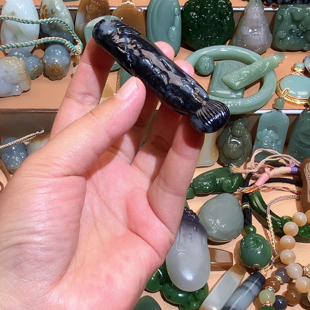 未镶嵌和田玉挂件皖**民