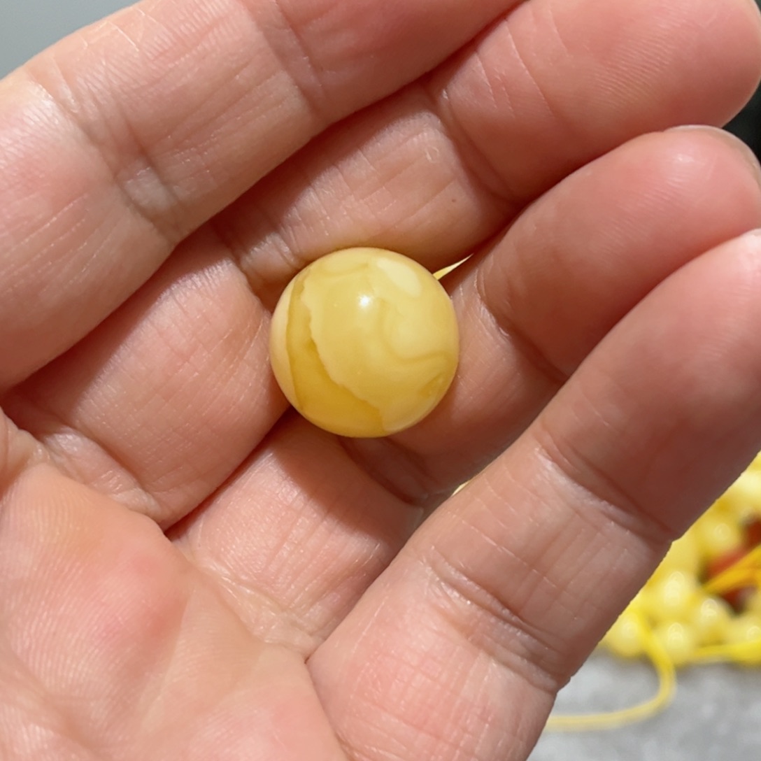 蜜蜡裸石未镶嵌L****w琥珀蜜蜡配饰圆珠