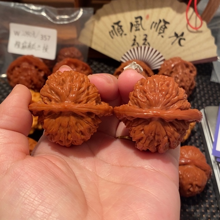 文玩核桃吊坠44四座楼422