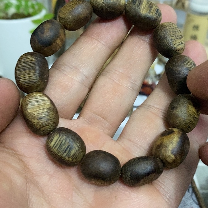 沉香手串留疤13mm多样性发1