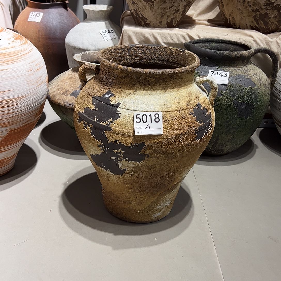 瓶5018高35口17陶瓷花瓶无孔