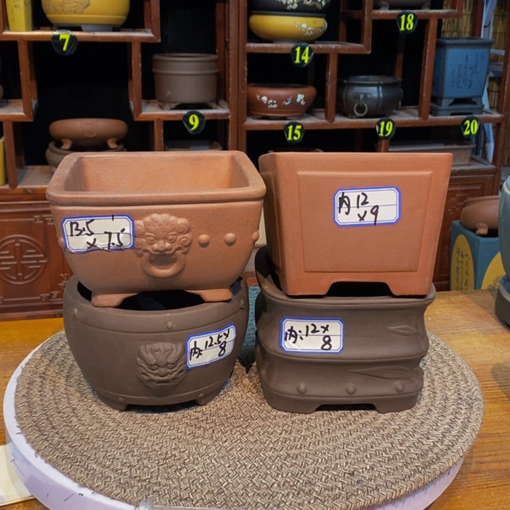 紫砂花盆紫砂花盆