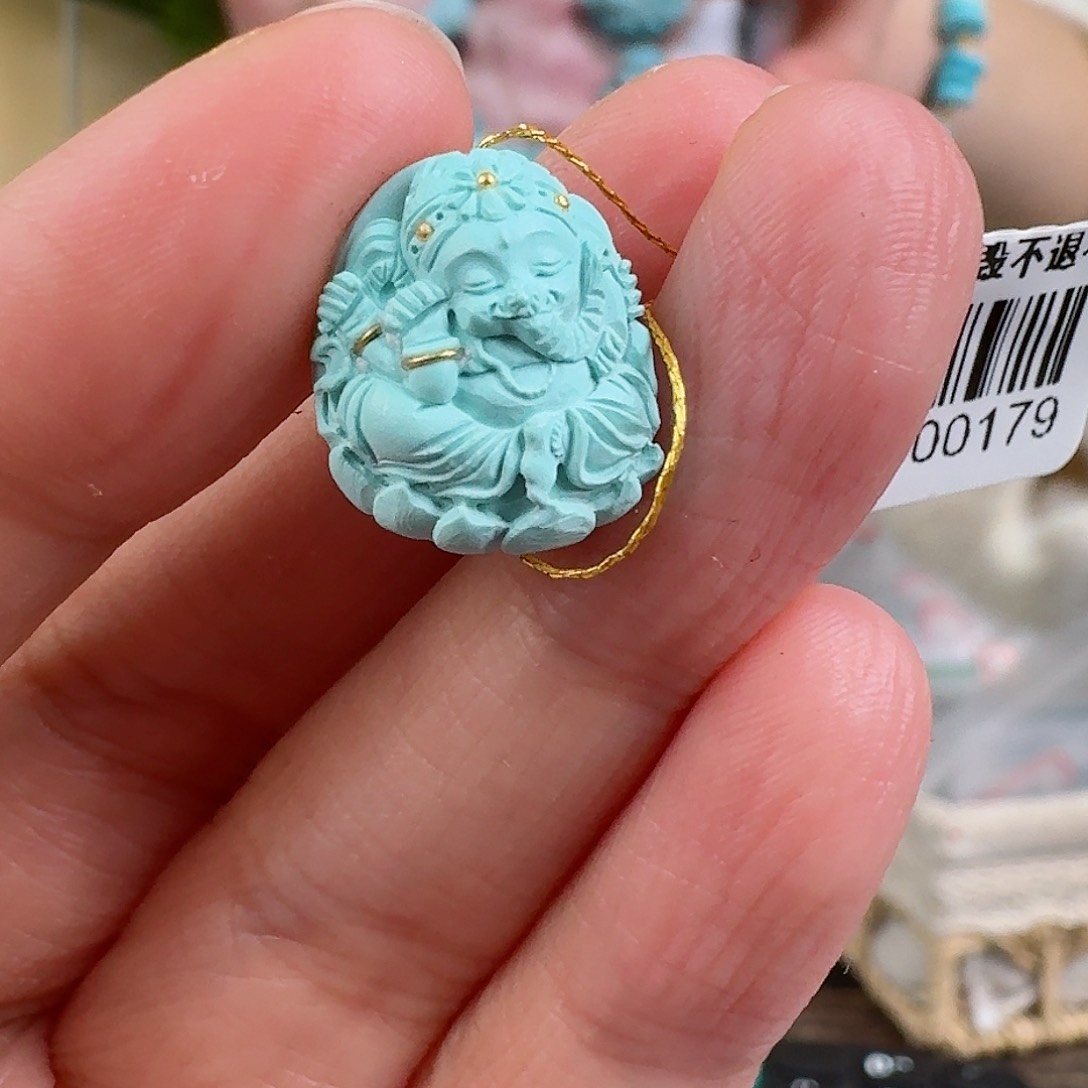 绿松石珠宝奇石未镶嵌