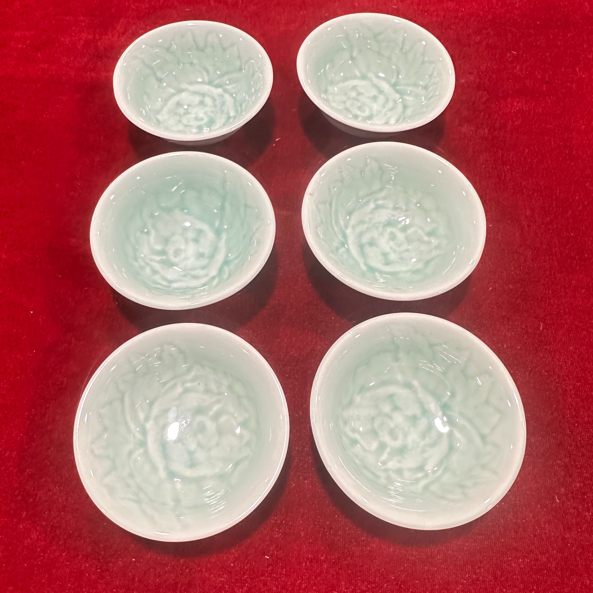 德化白瓷小茶杯套组