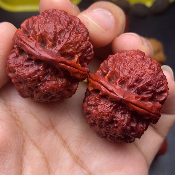 吊坠文玩核桃37尺铁狮子球