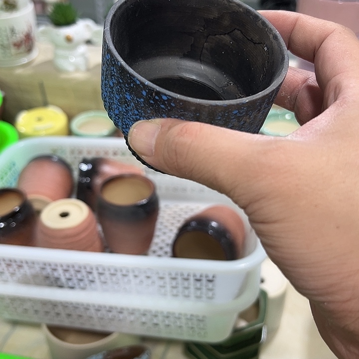 微瑕陶瓷花盆满9.9发