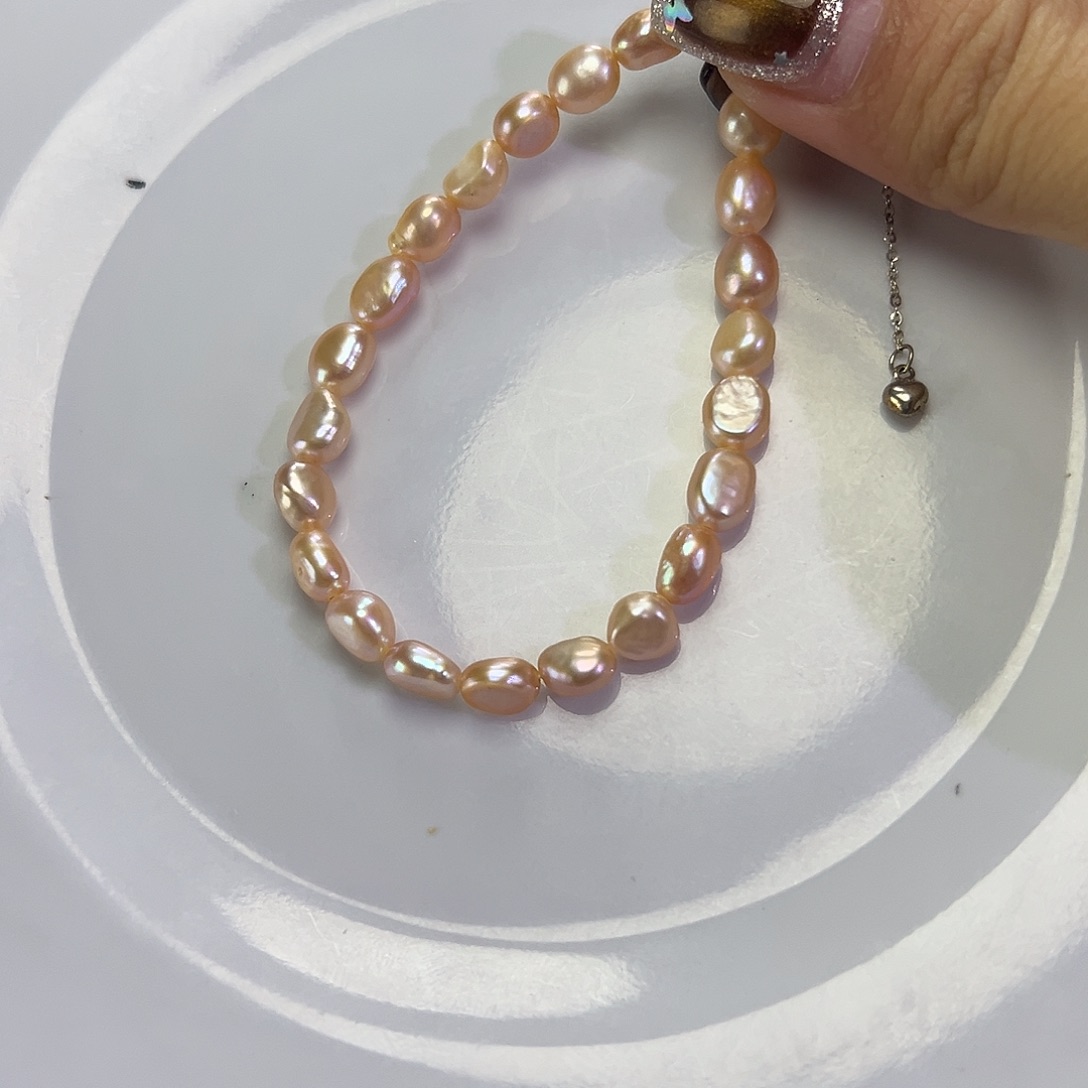 淡水珍珠钛钢手绳