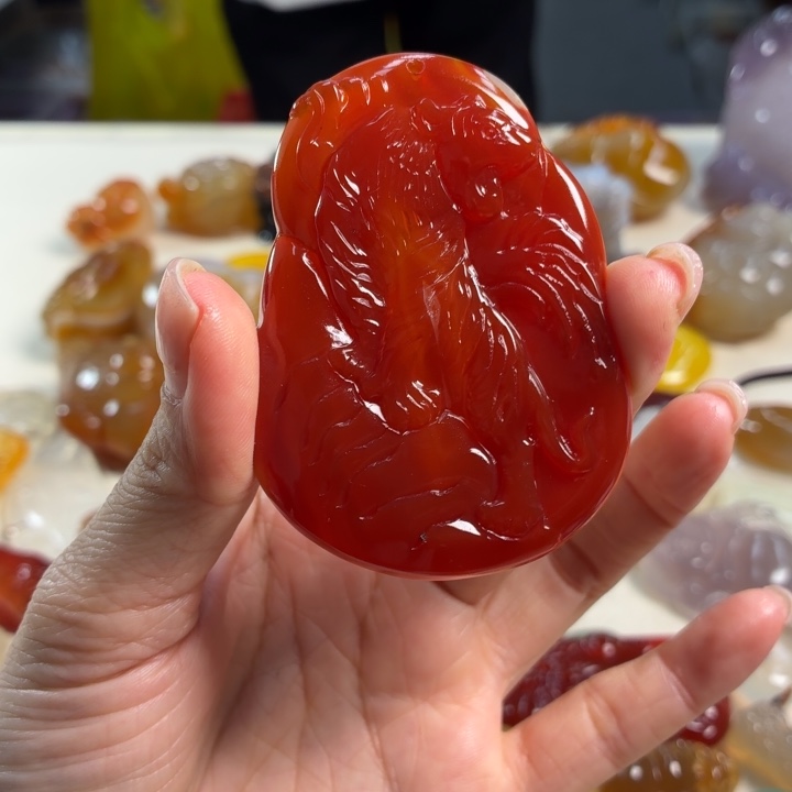 玛瑙/玉髓未镶嵌吊坠(不含链)