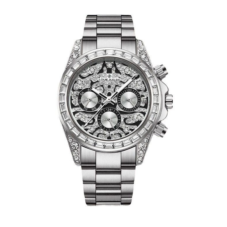 【老虎迪】100%全新自动机械腕表LOUIEJUELEN-9405 CW