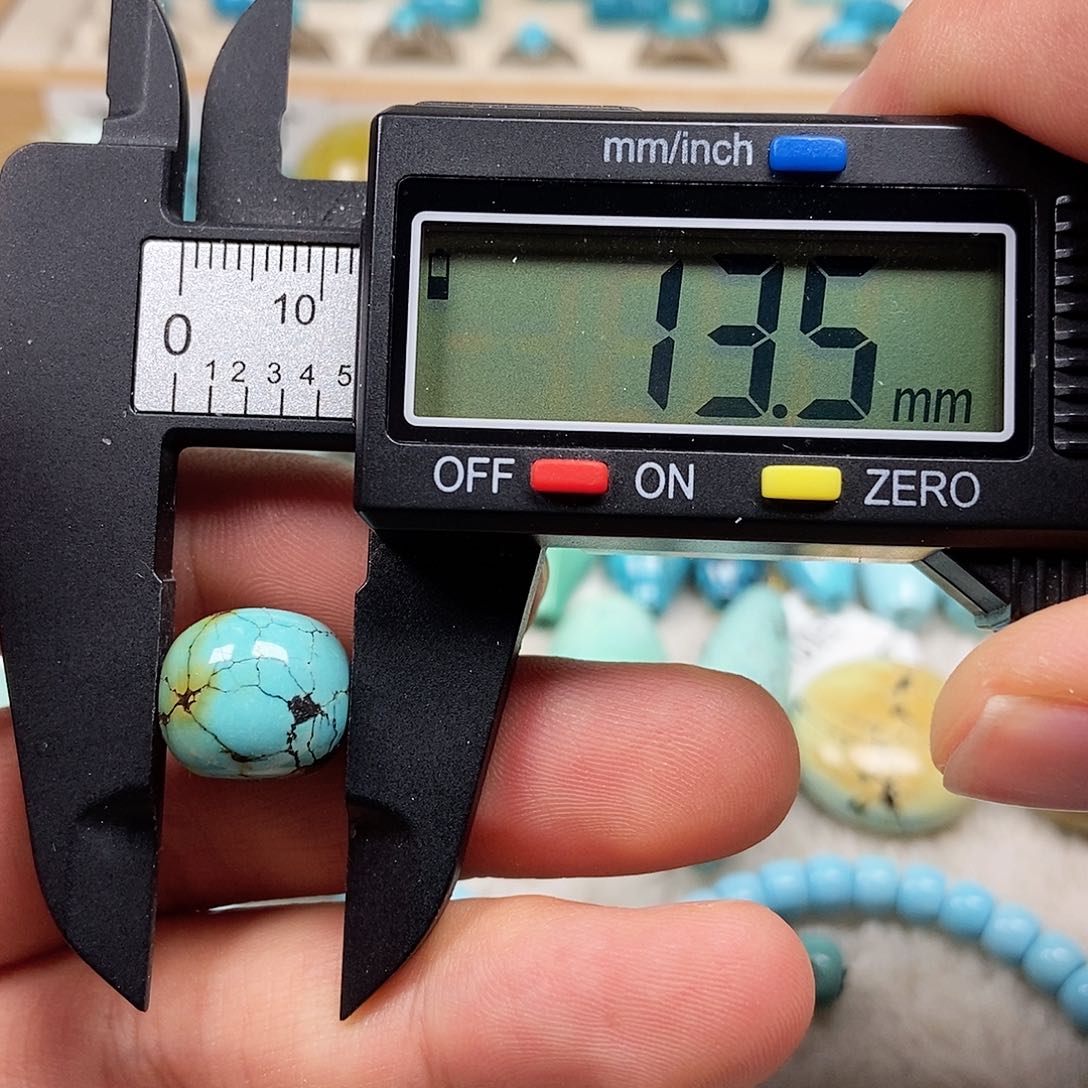 未镶嵌绿松石珠宝半成品