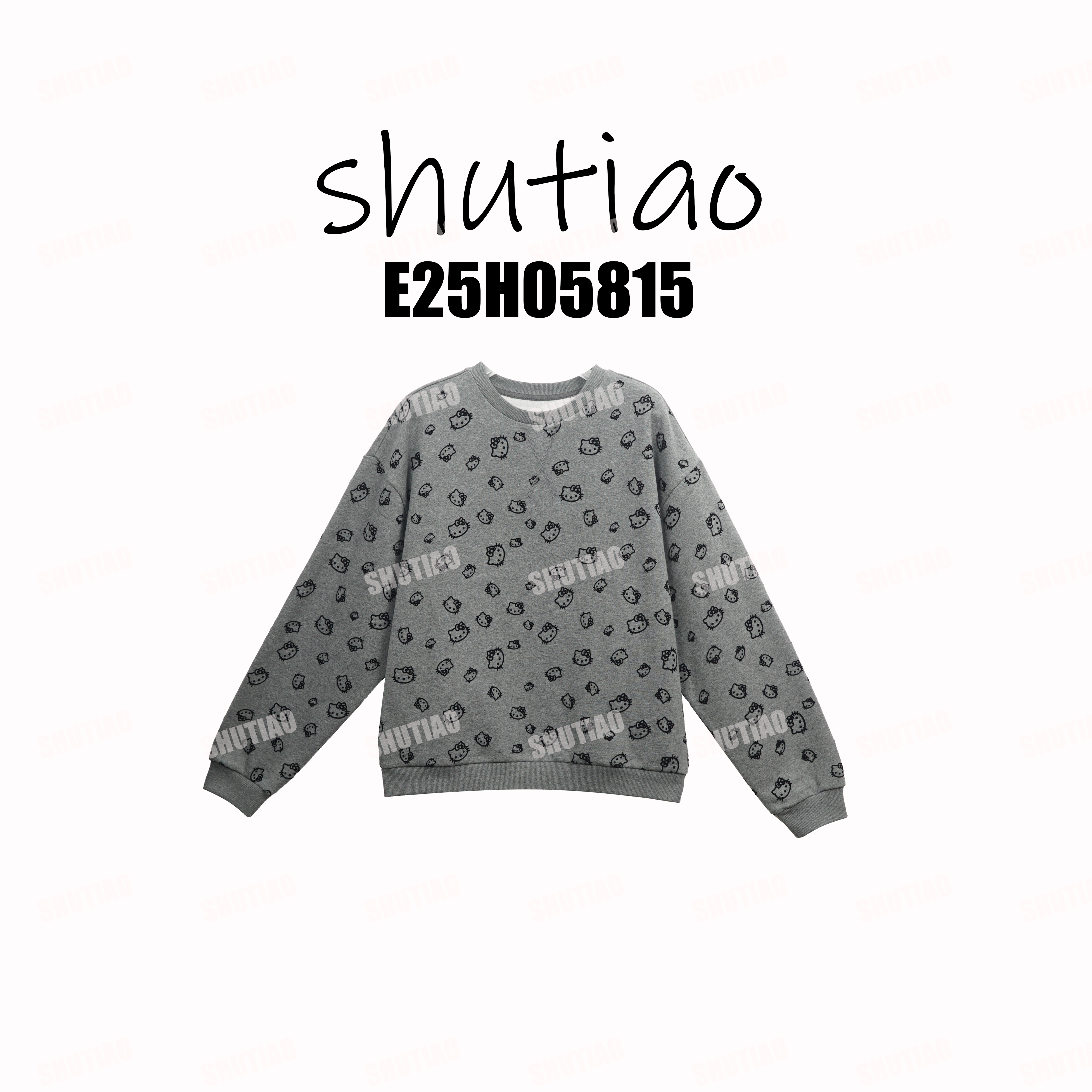 【SHUTIAO】2025冬季：新款小众设计款卫衣E25H05815