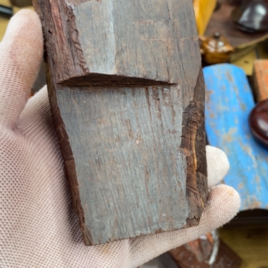 落***秋大叶紫檀（黑酸枝木类）印度小叶紫檀木