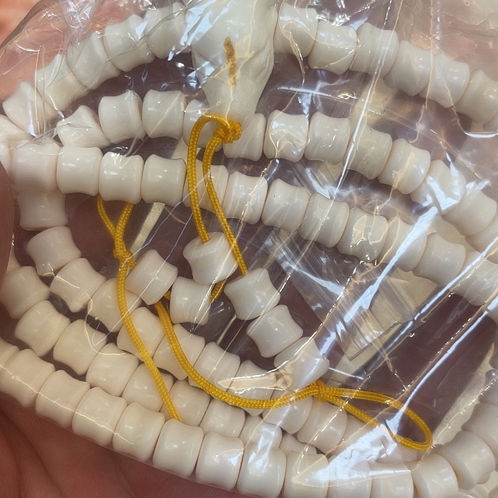 明***叔手串/手链鹿骨鹿骨卡8节节高108鹿头三通