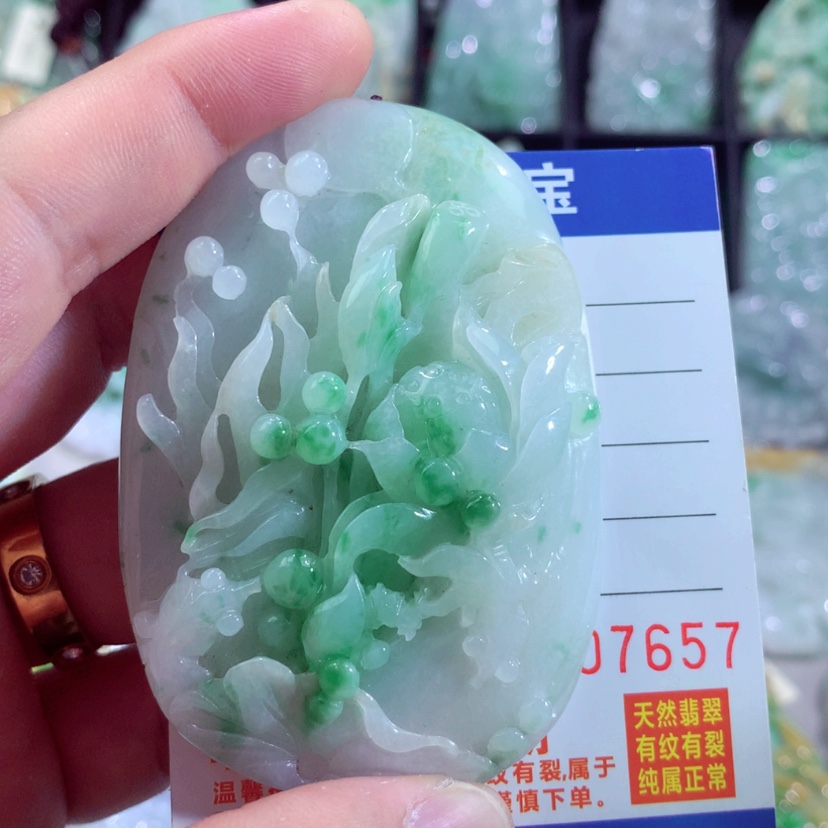 【闪购商品】翡翠颈饰未镶嵌挂件