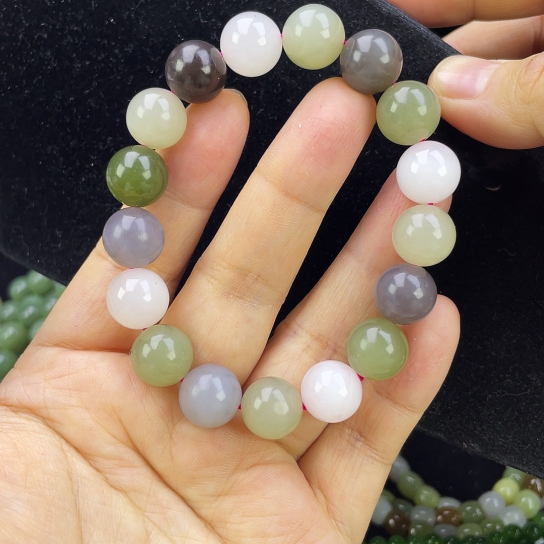 和田玉未镶嵌手链