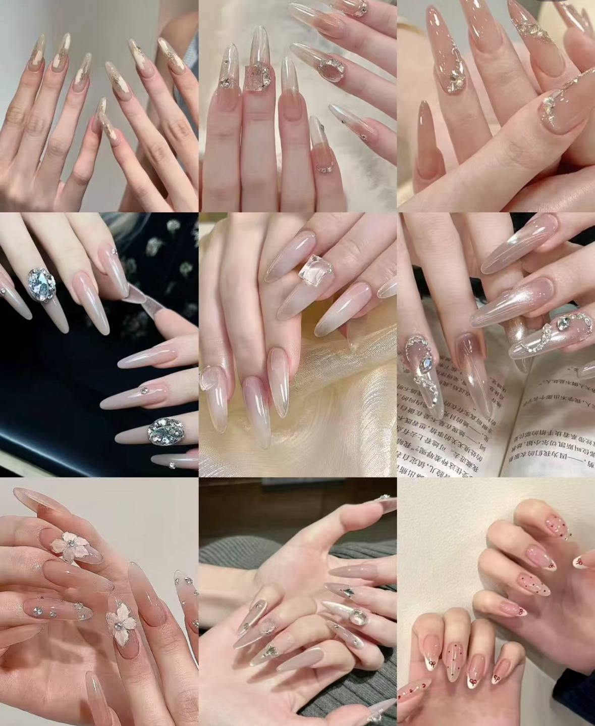 精品清货！纯手工穿戴甲，拍到赚到！编号下单