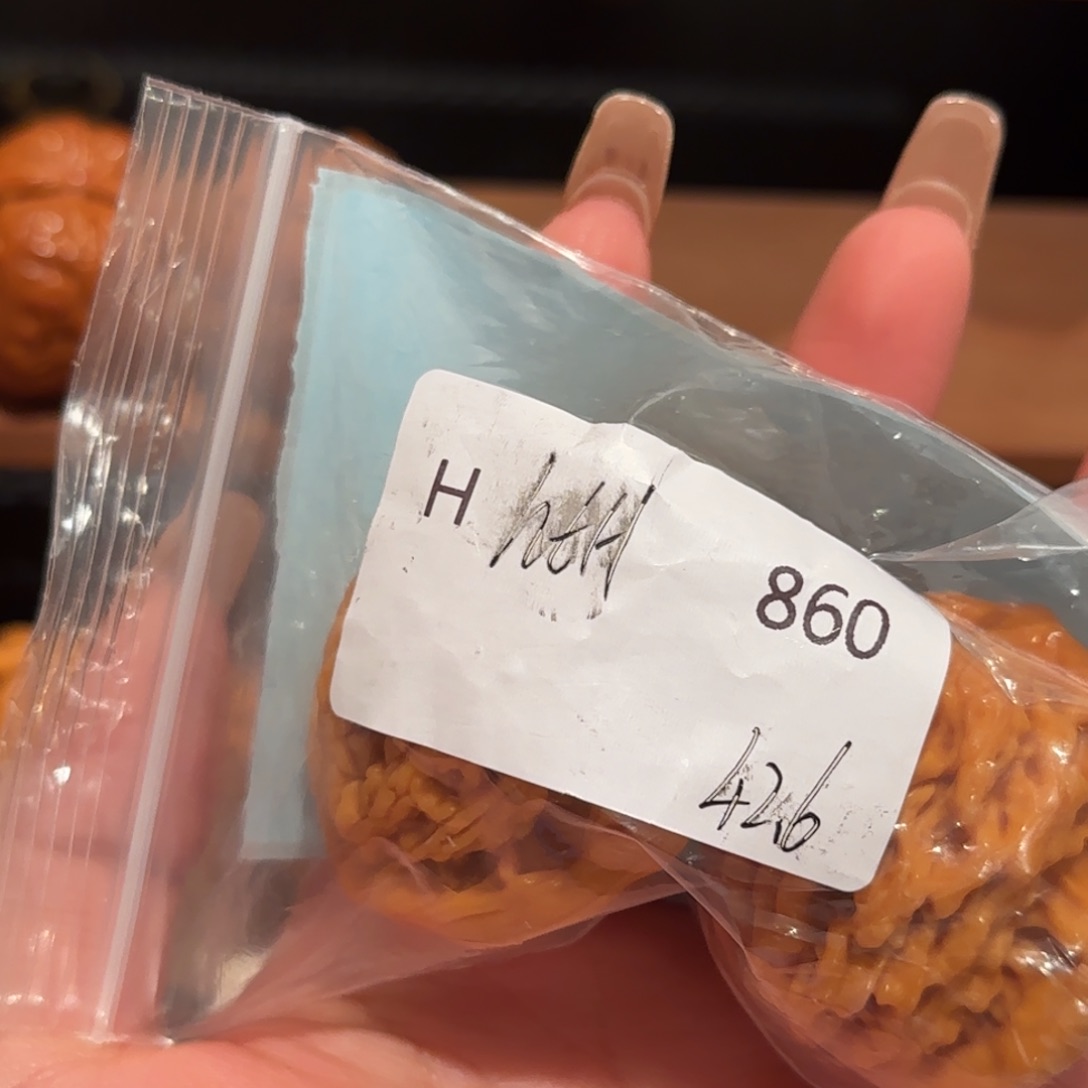 桃核吊坠用****1麦穗虎头42 精品860