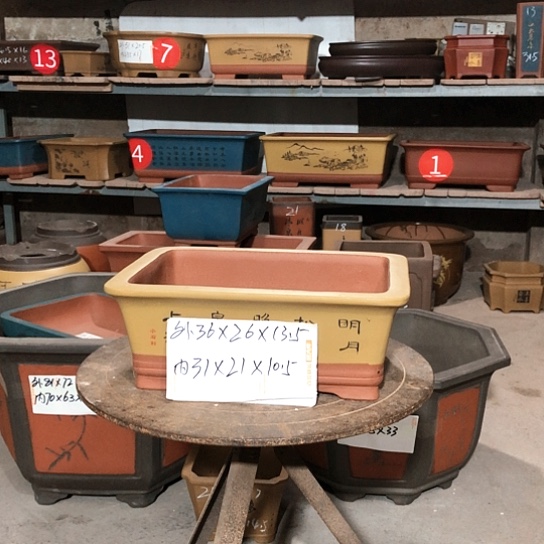 紫砂紫砂花盆包邮