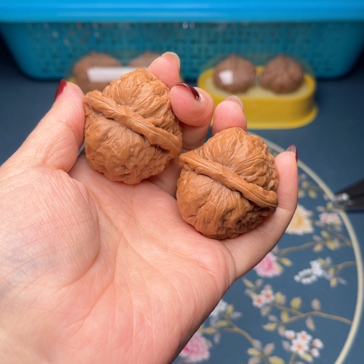 文玩核桃把件40蛤蟆头