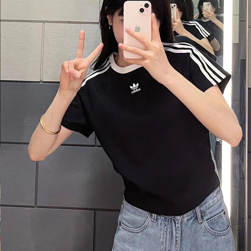 〔商场撤柜〕夏季经典修身短袖短款