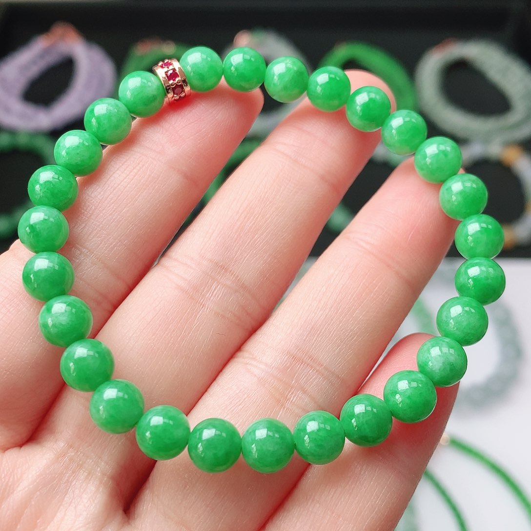 翡翠未镶嵌手链翡翠