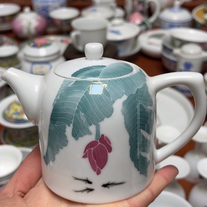 陶瓷醴陵釉下手绘200毫升高温瓷