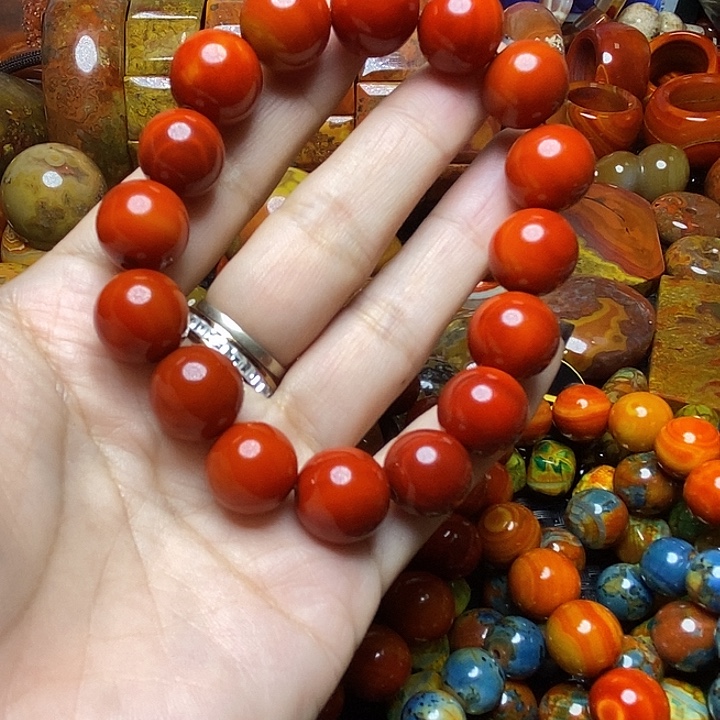 风***生玛瑙/玉髓未镶嵌颈饰