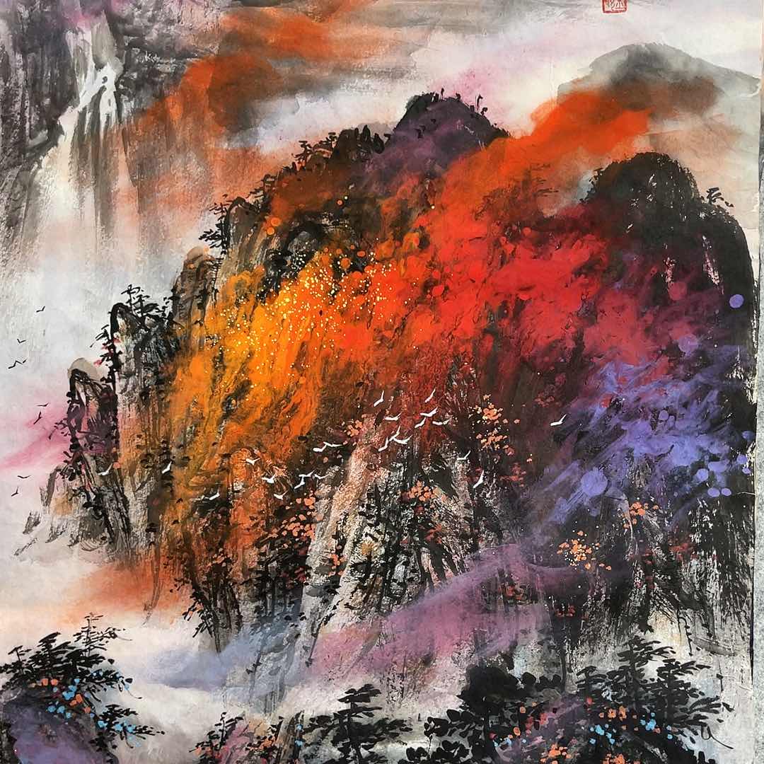 绘画金**马韩江书画蔡金顺