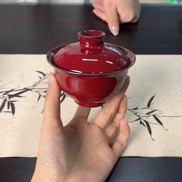 龙泉云间青瓷小米茶器