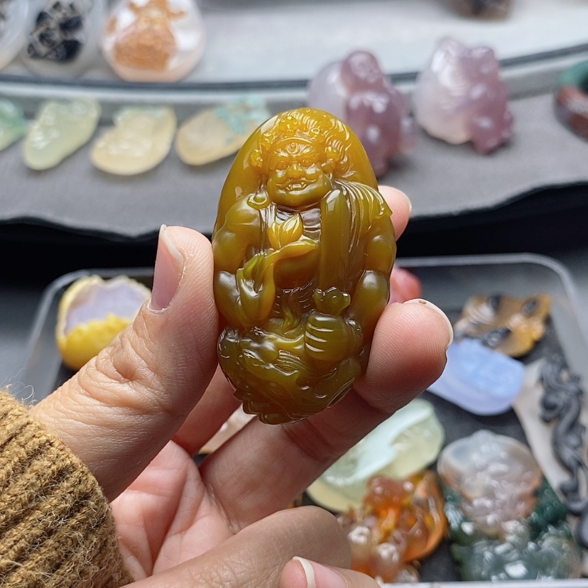 【闪购商品】未镶嵌吊坠定制玛瑙