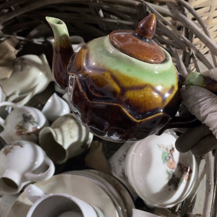 紫砂茶壶陶瓷艺术摆件摆件