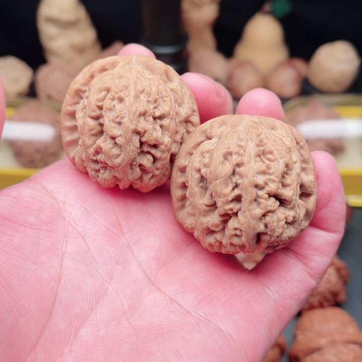 文玩核桃把件平谷大粗筋40×40×37