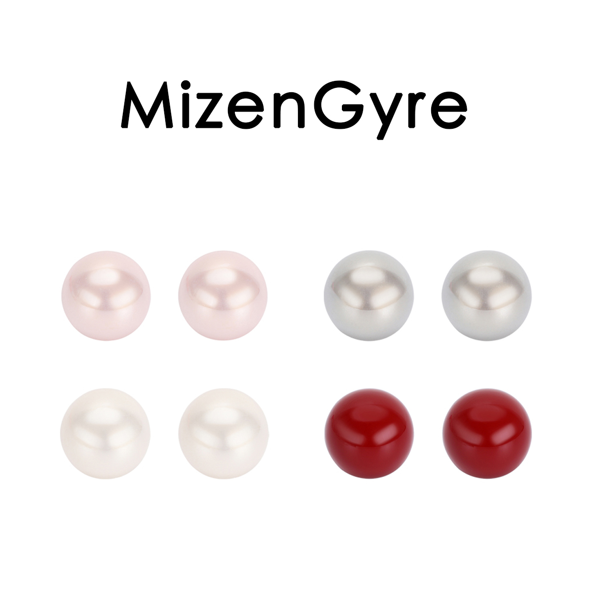 铜合金耳饰 MizenGyre小众设计法式复古冬季高级感气质耳钉25mm