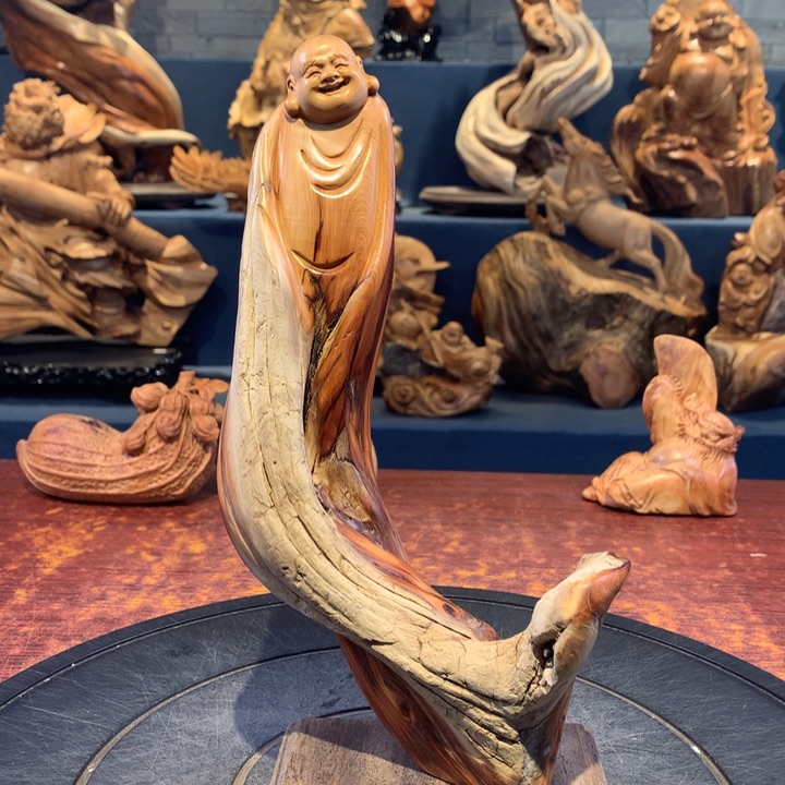 柏木（崖柏）根雕摆件