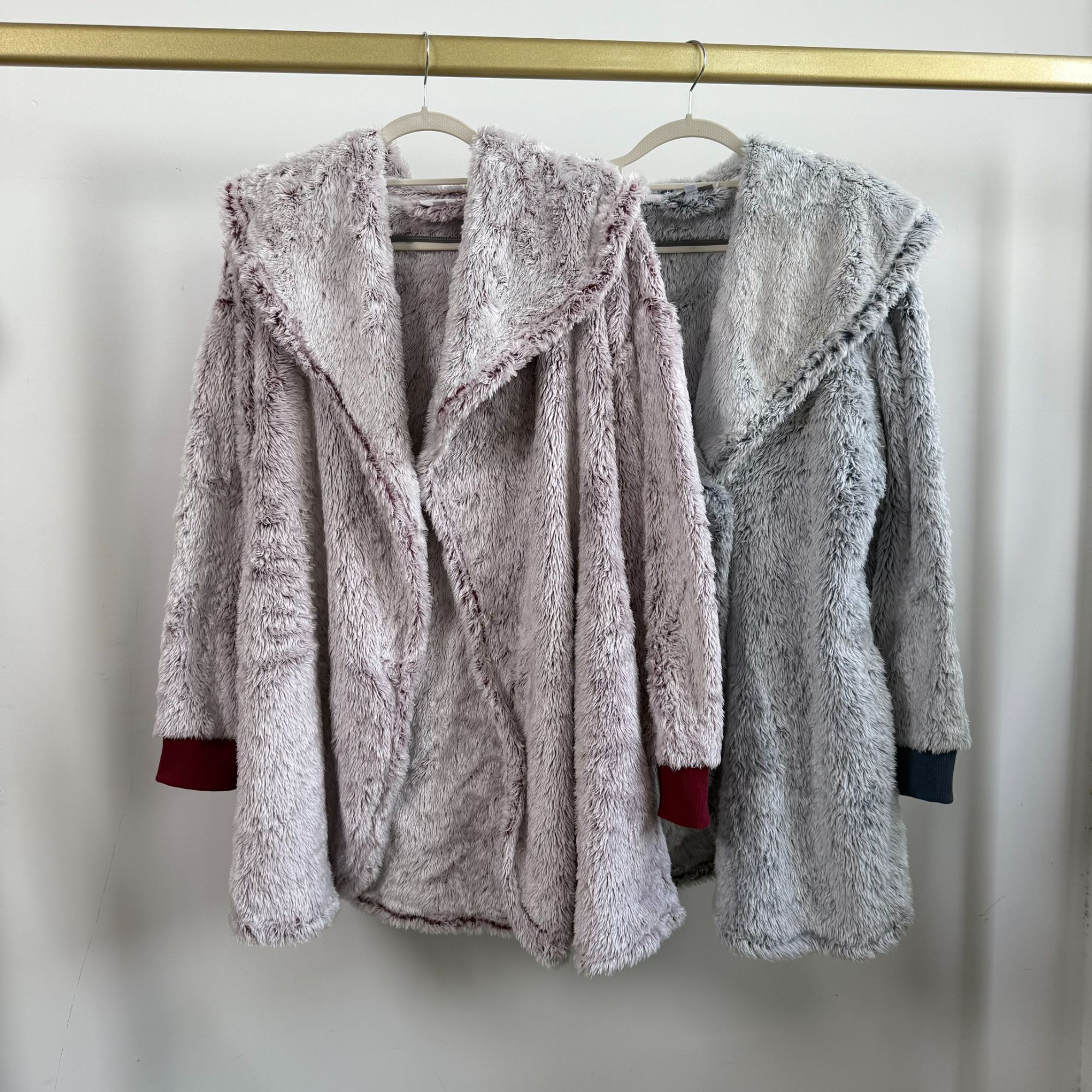 A4601 女士秋冬季大翻领珊瑚绒家居服(部分无扣子)