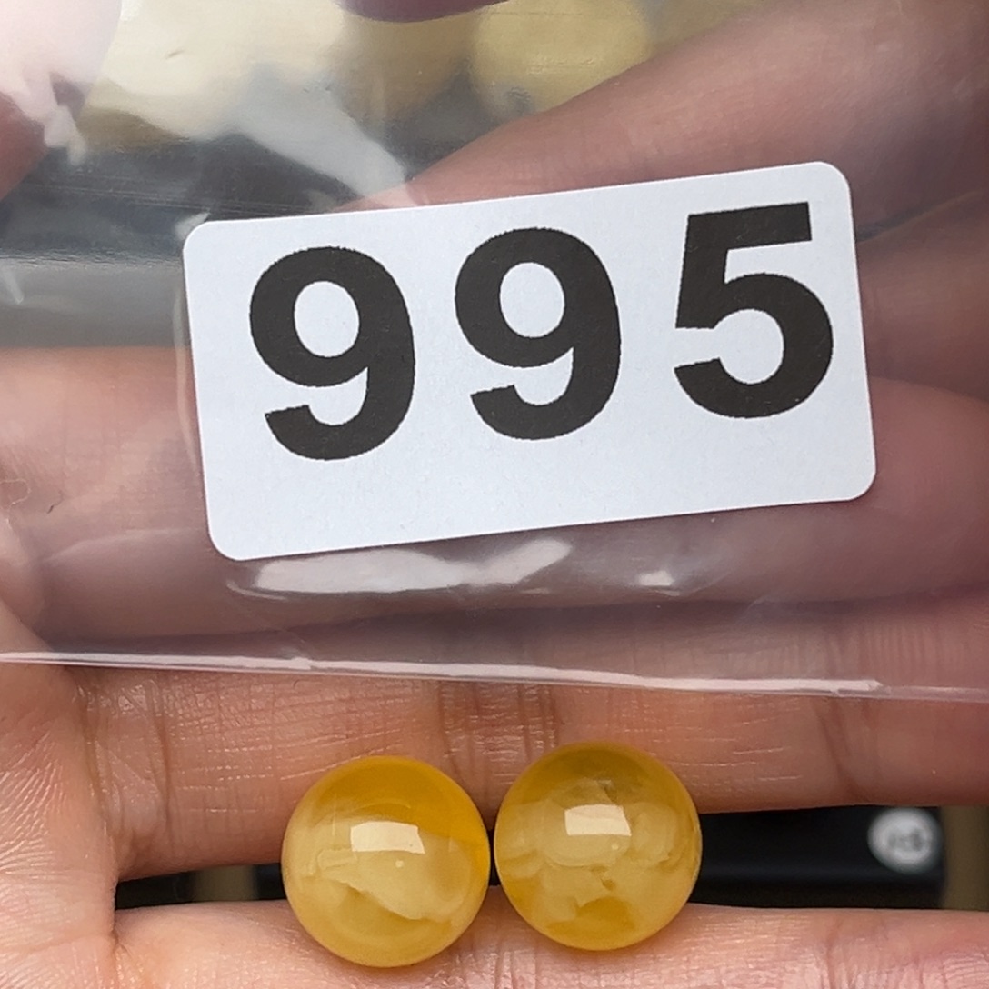 蜜蜡裸石未镶嵌蜜蜡12.8M