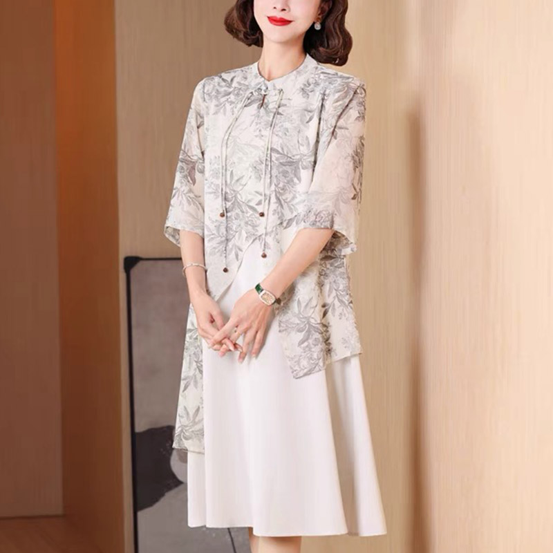 （嘉禾服饰）新中式旗袍外套国风吊带连衣裙以直播间款式编码为准