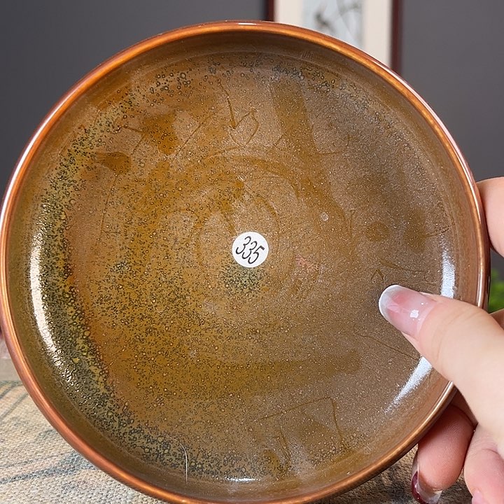 摆件景德柴烧茶杯多人