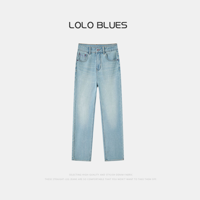 秋季四面弹烟管裤九分裤三色高腰百搭修身牛仔裤30061