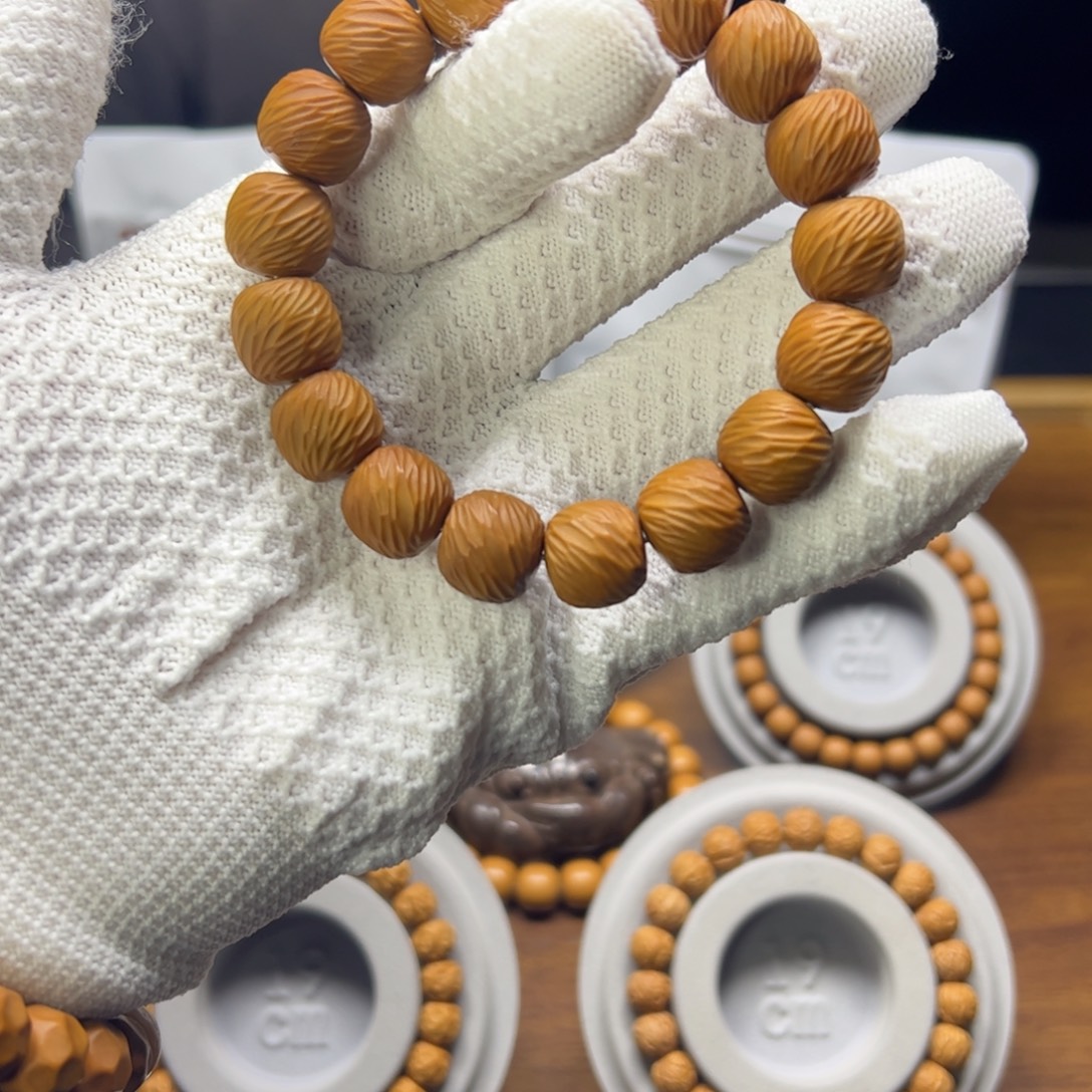 猴头核桃手串猴头核桃精工云锦全品