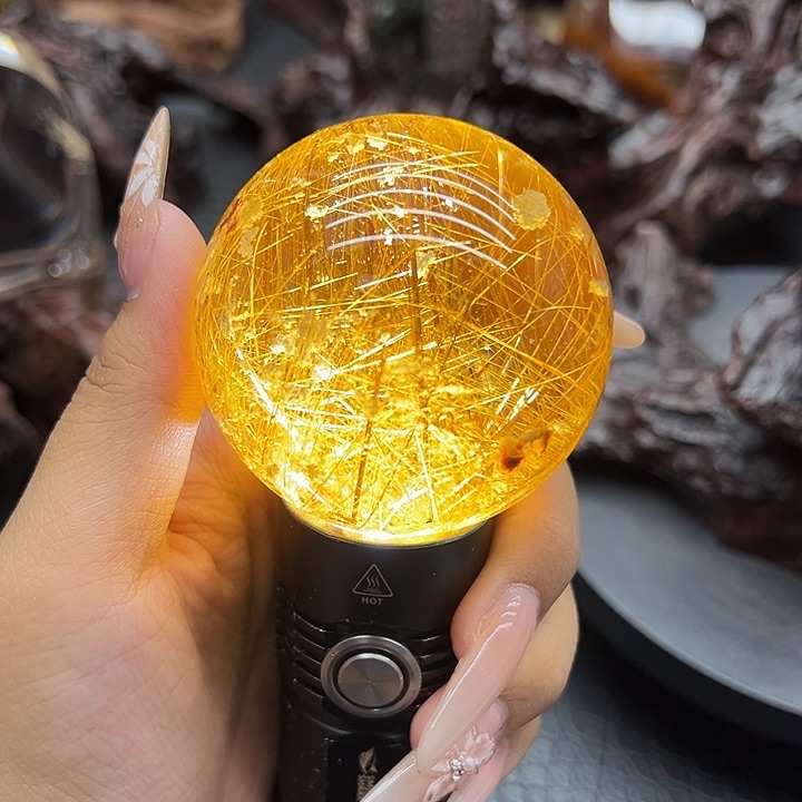 发晶球未镶嵌水晶