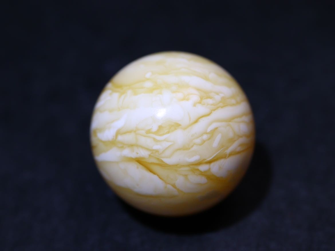 【俄料】22.3mm 精品千层雪虎皮纹蜜蜡圆珠 毕业级高货 6.22