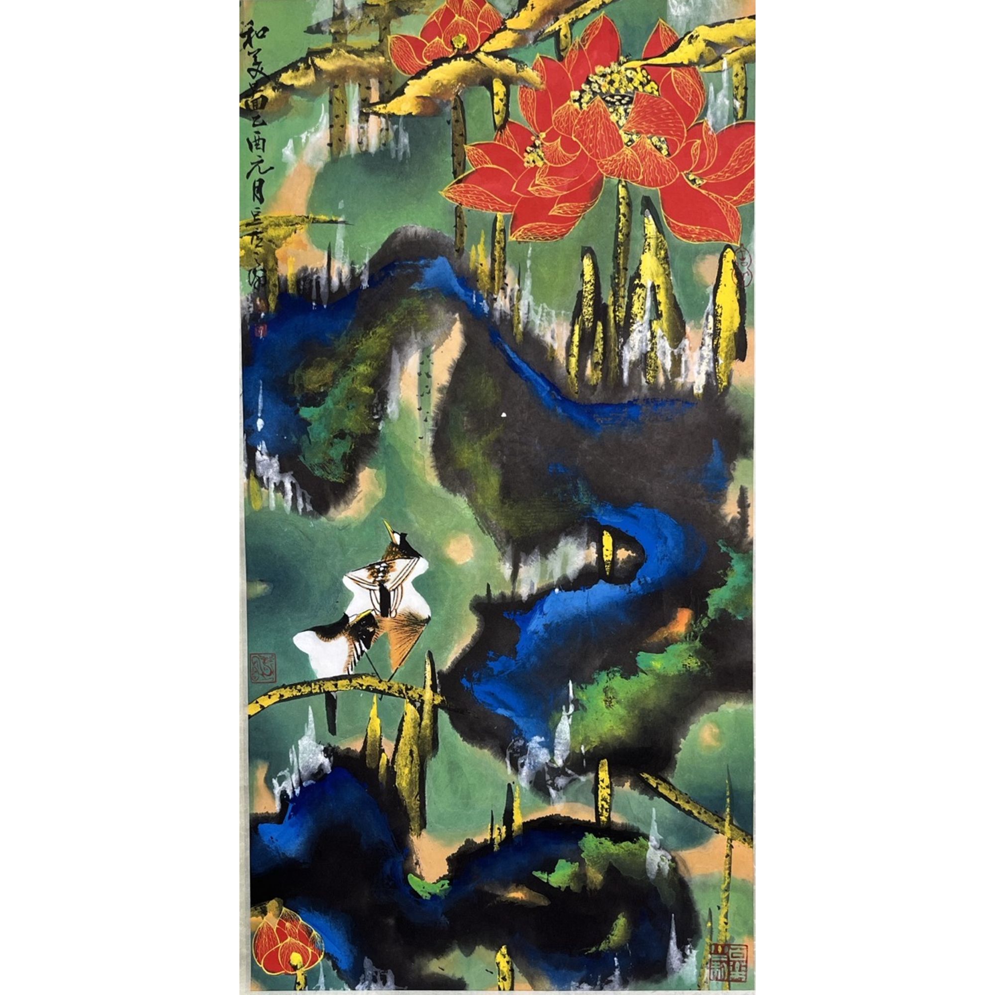 【花鸟】   46x88   CP-30273   立轴