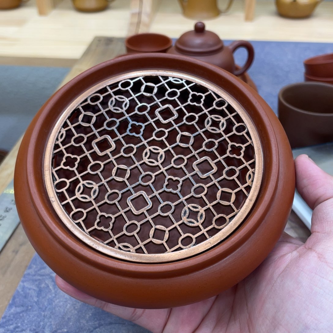 小号镂空壶承内直径10厘米外直径13
