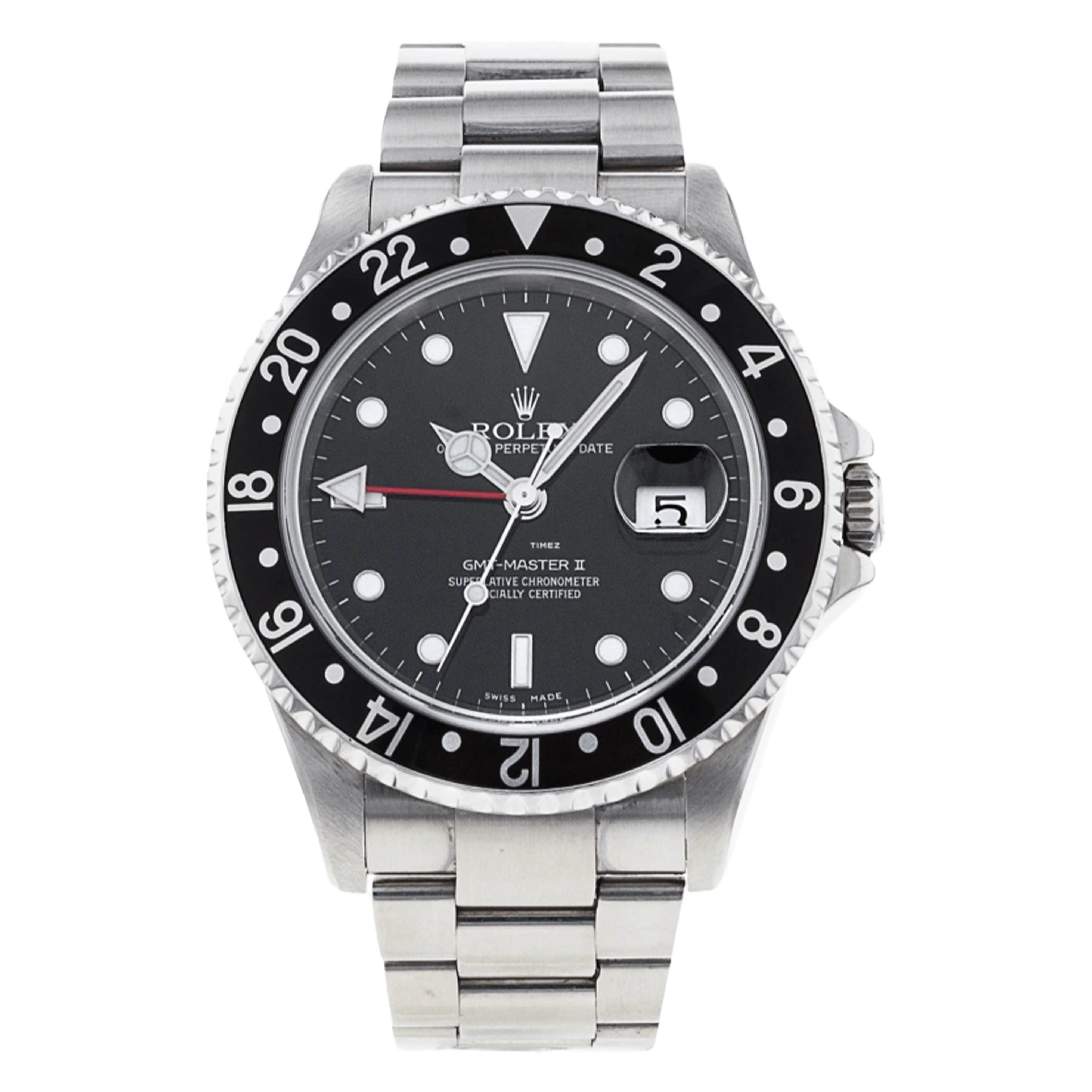 未使用 Rolex/劳力士 /16710GMT黑圈红针/40mm