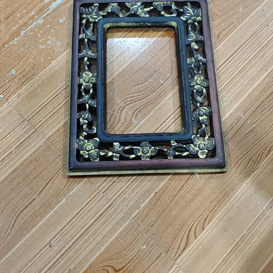 绒质木雕花板，一物一拍，